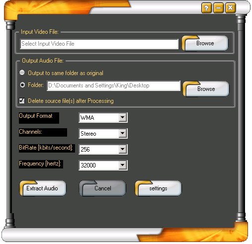 Free Audio Extractor 1.1